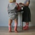 Lillster detské ponožky Hippo Tube Sock- Lillster Originals Safari